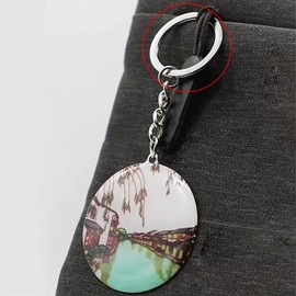 SHUBEIEUMI Pack of 20 key rings, diameter 25 mm, stainless steel key ring, DIY key ring accessories, metal split ring for office, household, car keys