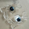 Clear Plastic Pool Billiard Cue Bridge Head Pool Stick Holder
