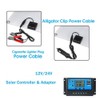 18V 25W Monocrystalline Solar Panel Kit Dual USB Cellphone Recharger
