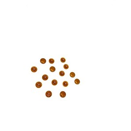 100 Cover Caps for Torx Screws - Torx Screw Cover Made of Plastic in Various Sizes (Oak RAL 1011, TX 30)