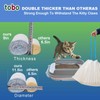 Tobo Cat Litter Box Liners, 30 Count, 2 Mil Extra-Durable