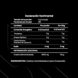 Creatina Monohidratada Creavant® en Polvo Sin Sabor | Alta Pureza | Certificado FST Sport | Apoyo Muscular y Rendimiento Deportivo | 180 Porciones | 6