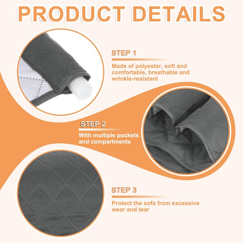sourcing map 1 Pcs Recliner Armchair Caddy, Couch Armrest Organizer