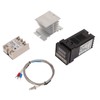 4PCS Digital PID Thermostat Quick Response Temperature Controller with Thermocouple