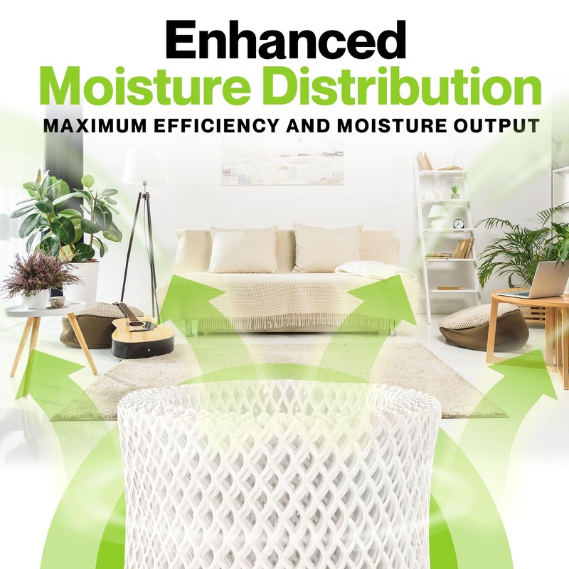 Durabasics 6 Pack of Premium Humidifier Filters Compatible with Honeywell