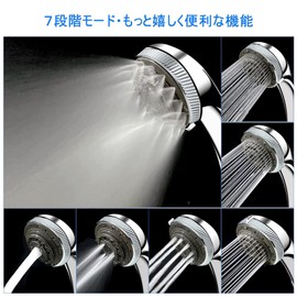 Hard-Base Metal Shower Head with Micro Nano Bubble Technology, Water Saving and Boosting Function, Soft Pulse Comfort Handheld Shower (Shower+Adapter)