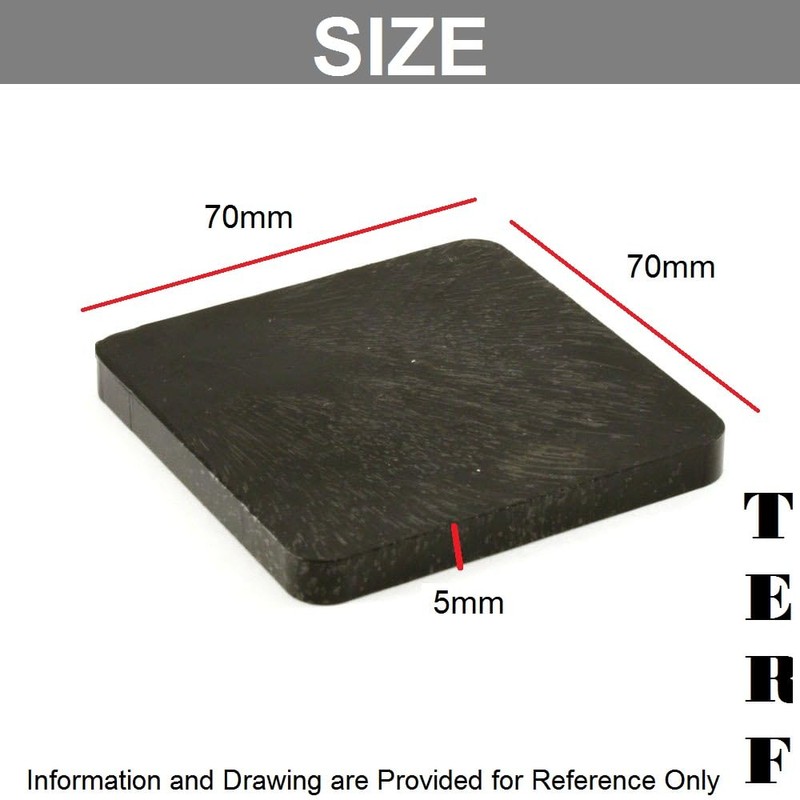 TERF® 70mm X 70mm X 5mm Heavy Duty Plastic Packers