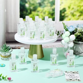 12 Pcs Mini Gel De Aloe Vera A Granel Para La Fiesta De Boda De Navidad 1Oz Gel De Aloe Hidratante Calmante Tamaño De Viaje A Granel Para Regalos De Agradecimiento Favores De