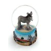 Onwomania Donkey Cute Horse Height 6.5 cm Snow Globe Glitter