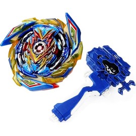 mlywd Gyro Battling Tops Burst SuperKing, Gyro Launcher and Grip Battle Game Set Right Spin DB Layer System Gyro Toys Set Gifts for Kids Children Boys, B-163