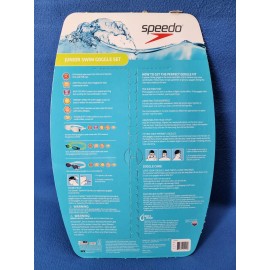 Speedo Swim Goggles 3 Pack Junior UV Protect Anti Fog Latex Free Star Clear