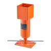 Screw Jack Post, 4" x 4", 13.2"-18.7" Height Range,24700 lbs