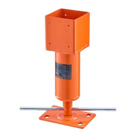 Screw Jack Post, 4" x 4", 13.2"-18.7" Height Range,24700 lbs Max Load Capacity, Adjustable Shore Jack, Temporary House Jack Polecolor: Orange