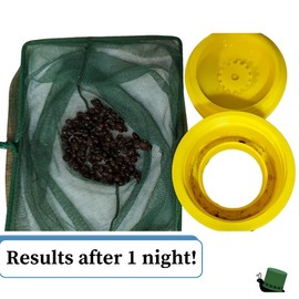 KnickKnack Aquatics Snail Trap - Reusable, Easy to use - Designed & Manufactured in USA - Fish & Shrimp Safe (Black)