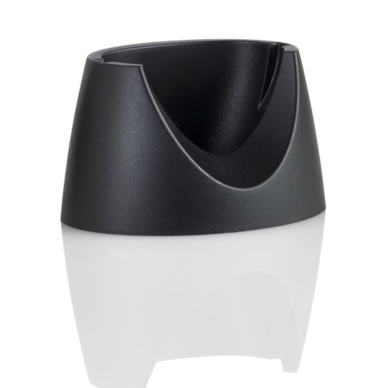 AdHoc Big Heart Tea Filter Black Plastic / Stainless Steel