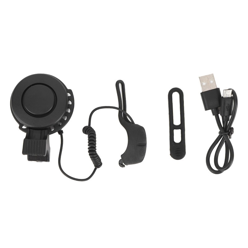 Black Fashionable Appearance Single Sound Extraordinary Fixed Freely Bicycle Charging