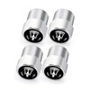 Hisport Fit Maserati Stem Cap 4pcs Universal Car Tire Valve