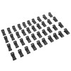 40Pcs Plastic Non Slip Clothespins Sock Laundry Clips with Hanging