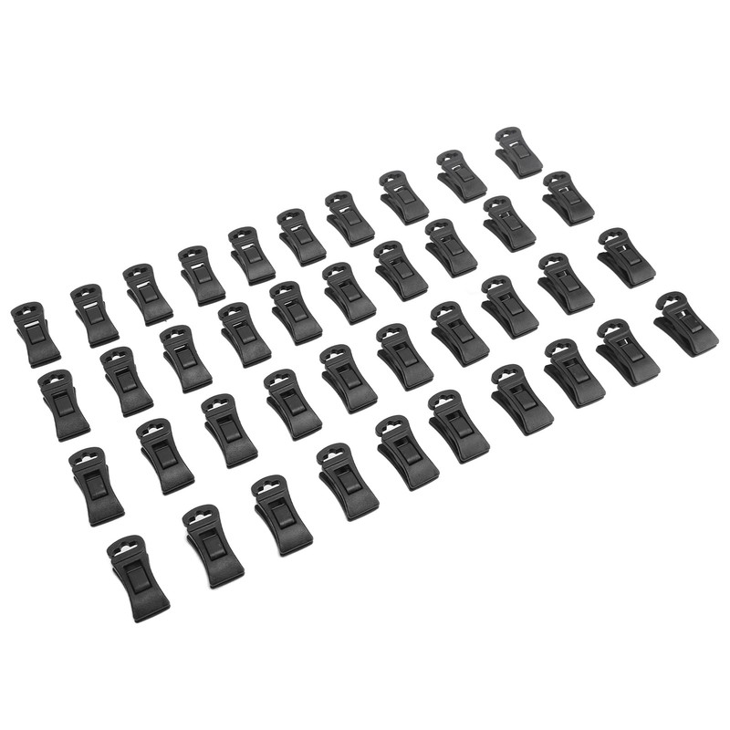 40Pcs Plastic Non Slip Clothespins Sock Laundry Clips with Hanging