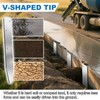 5PCS Flat Steel Stakes for Concrete Forms - 15.7 x