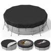 Aodaer 12FT Pool Cover for Above Ground Pools 420D Heavy