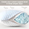 Nestl Cooling Pillows Body Size Set of 2, Gel Infused