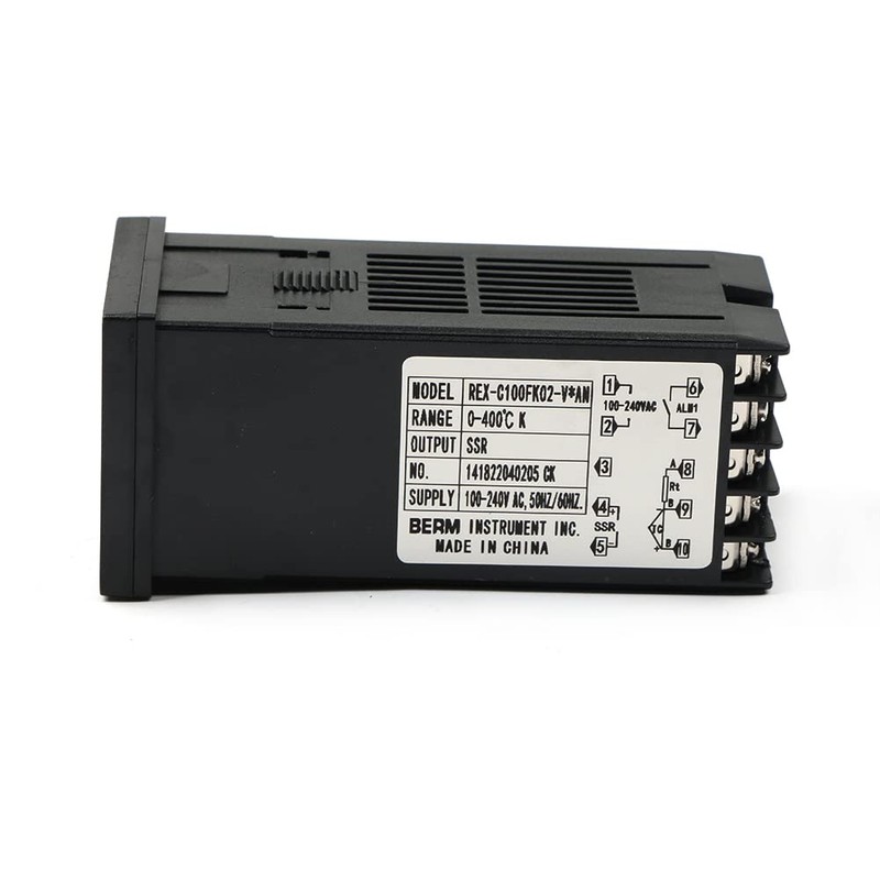 Iriisy PID Intelligent Temperature Controller Rex-C100 Digital Temperature Controller 110V-240V