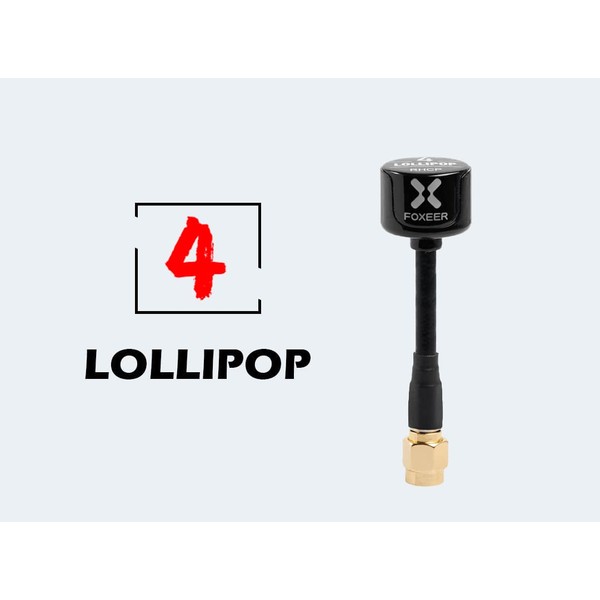 Foxeer 2pcs FPV Antenna Lollipop 5.8G 2.6dBi Super Mini RHCP