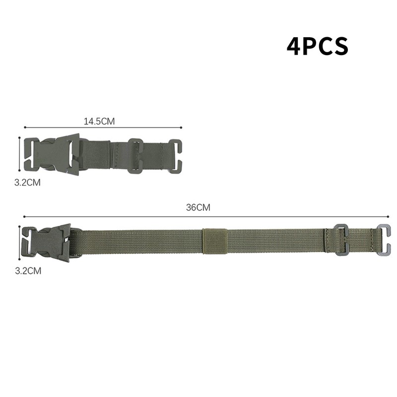 GisWell Backpack Accessories Molle Accessories Tactical System, Adjustable Backpack Straps