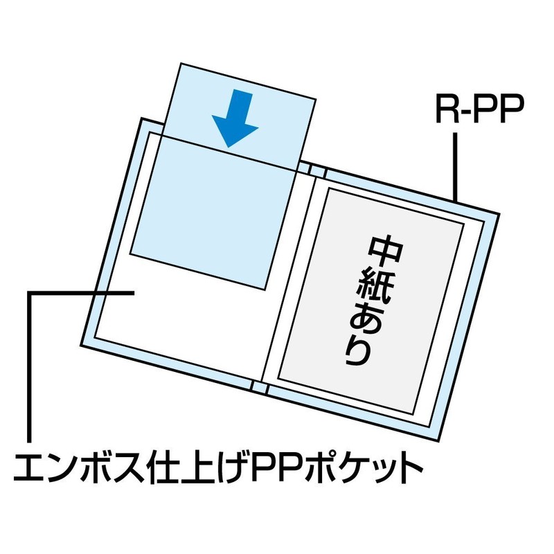 コクヨ ファイル クリアファイル ベーシック A4 20枚 黒 ラ-B20D