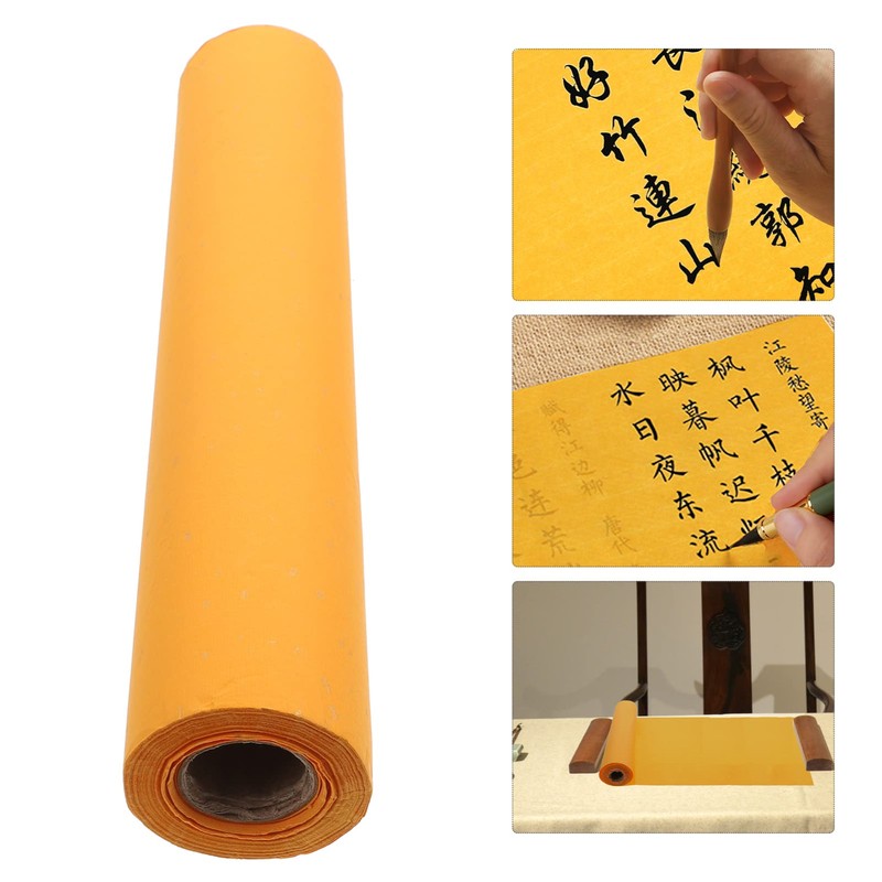 Lurrose 20m Chinese Calligraphy Rice Paper Raw Writing Paper Blank