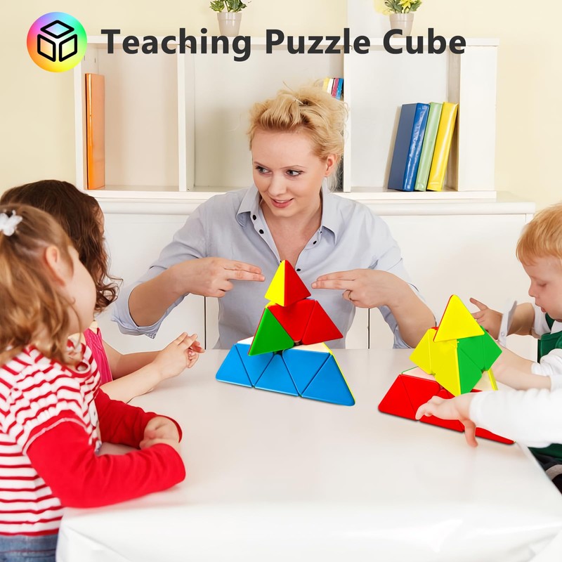 Vdealen Large Pyramid Magic Cube Triangle Cube, 27.5 cm Pyraminx