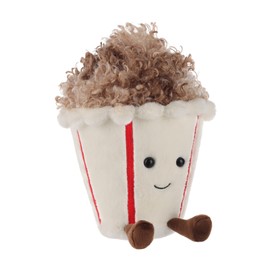 Apricot Lamb Popcorn Food Food Plush Toys for Children, Soft Cute Cuddly Toy for Baby Girls and Boys, Fluffy Popcorn, Multicoloured, 20 cm