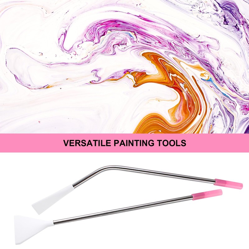 Stainless Steel Straw Blow Nozzles Set for Acrylic Paint Pouring