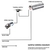 Adviace Rheostat Variable Speed Control for Gas Fireplace Fan, Fan