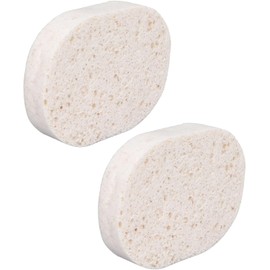 Dos esponjas limpiadoras faciales exfoliantes. Esponja exfoliante de nido de abeja para limpiar la cara
