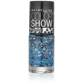 MAYBELLINE COLOR SHOW POLKA DOTS NAIL POLISH #95 BLUE MARKS THE SPOT
