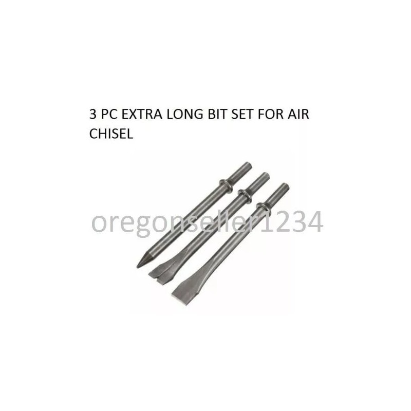 Central Pneumatic 3 PC EXTRA LONG BIT SET FOR AIR