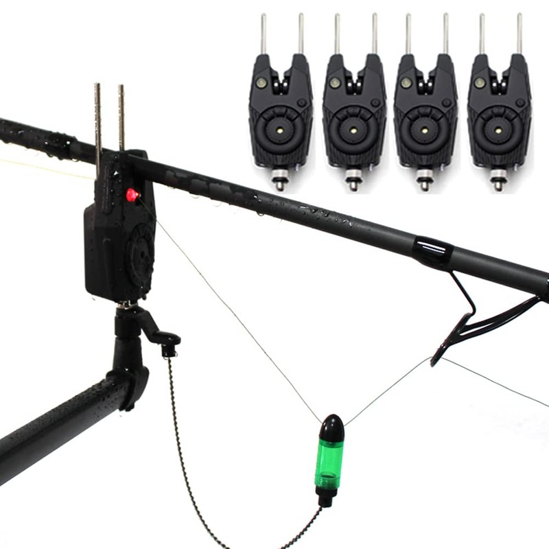 Rigtrip Carp Fishing Bite Alarm Set with Remote Receiver Indicator