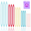 15PCS Large Eye Finishing Yarn Needles for Crochet Knitting Craft,Weaving