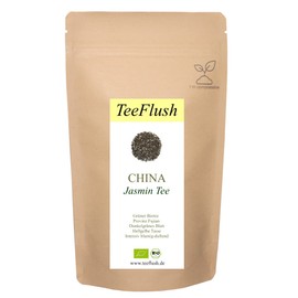 Jasmine Green Tea, Organic, Loose Leaves, 100 g, Harvest 2023, China/Fujian Province, Intense Floral Scented
