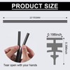 BJSIA 22Inch Windshield Wiper Blades Strips, Auto Adjustable Insert Rubber