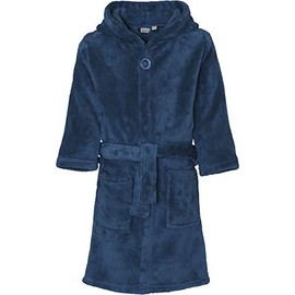 Playshoes Fleece Bathrobe, Unisex Children's Dressing Gown, navy