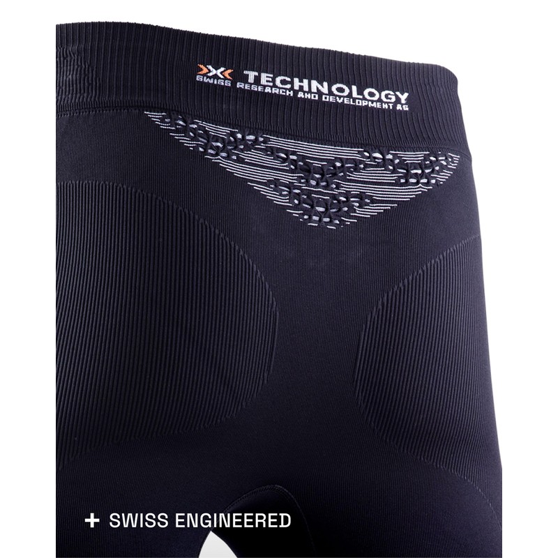 X-Bionic Energizer 4.0, Pantaloni Funzionali 3/4 Uomo, Opal Black/Arctic White,