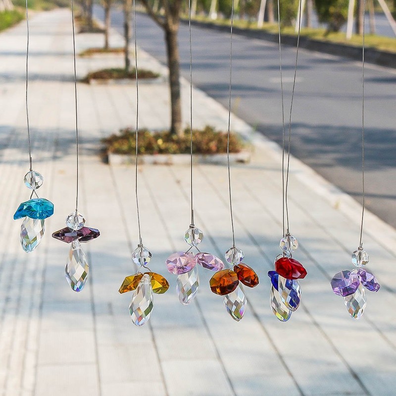 H&D HYALINE & DORA Crystal Guardian Angel Suncatcher Hanging Rainbow