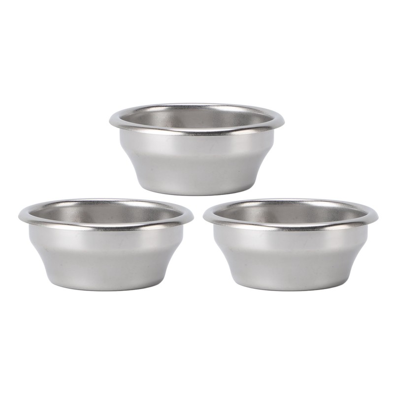 3pcs 54mm Coffee Filter Basket Stainless Steel Portafilter Basket Cup