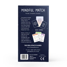 BEST Mindful Match | 500 Card Game for Adults, Teens, & Kids | Fun, Family Party Game | Board Games for Adults | Mindfulness Conversation Cards | Couple Gifts | Ice Breaker for Date Night & Game Night