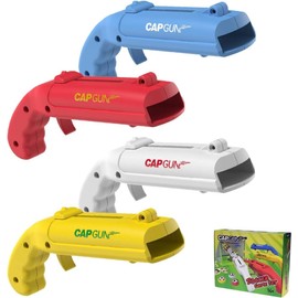 REDOMM 4PCS Cap Gun Bottle Opener, Unique Christmas Gift，Launcher Shooter Funny Shoots Gun Creative Beer Opener for Drinking Game Family Party Bar Outdoor Barbecue