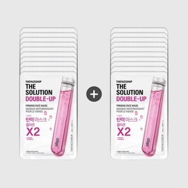 The Face Shop 20매묶음 더페이스샵 더 솔루션 더블업 탄력마스크시트 20 Sheets Bundle The Face Shop The Solution Double-Up Elastic Mask Sheet