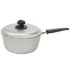 Hokuriku Aluminum Pot, Suimi One-Handle, 6.3 inches (16 cm), Silver